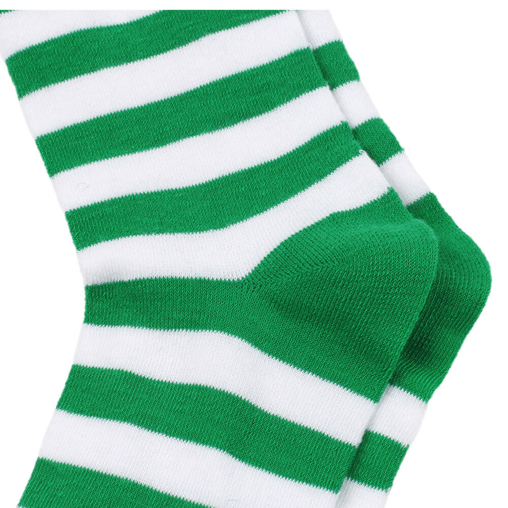 Femboy 70cm thigh high striped socks detail