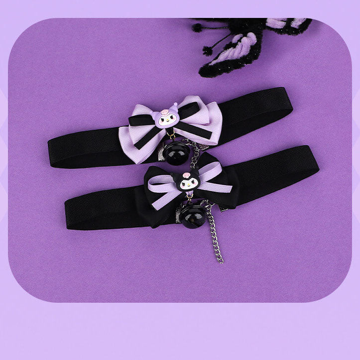 Femboy anime choker with bell femboy fashion