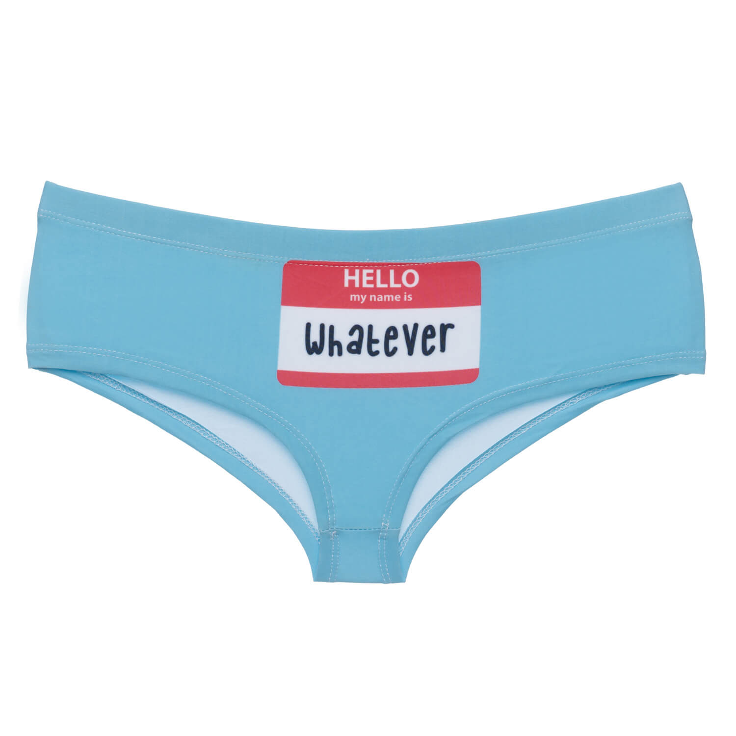 Femboy cute blue letter print panties