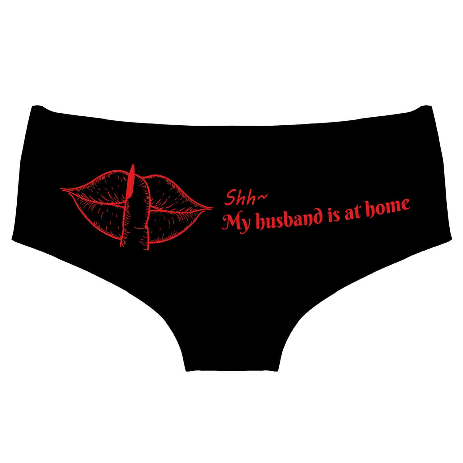 Femboy lips letter print panties