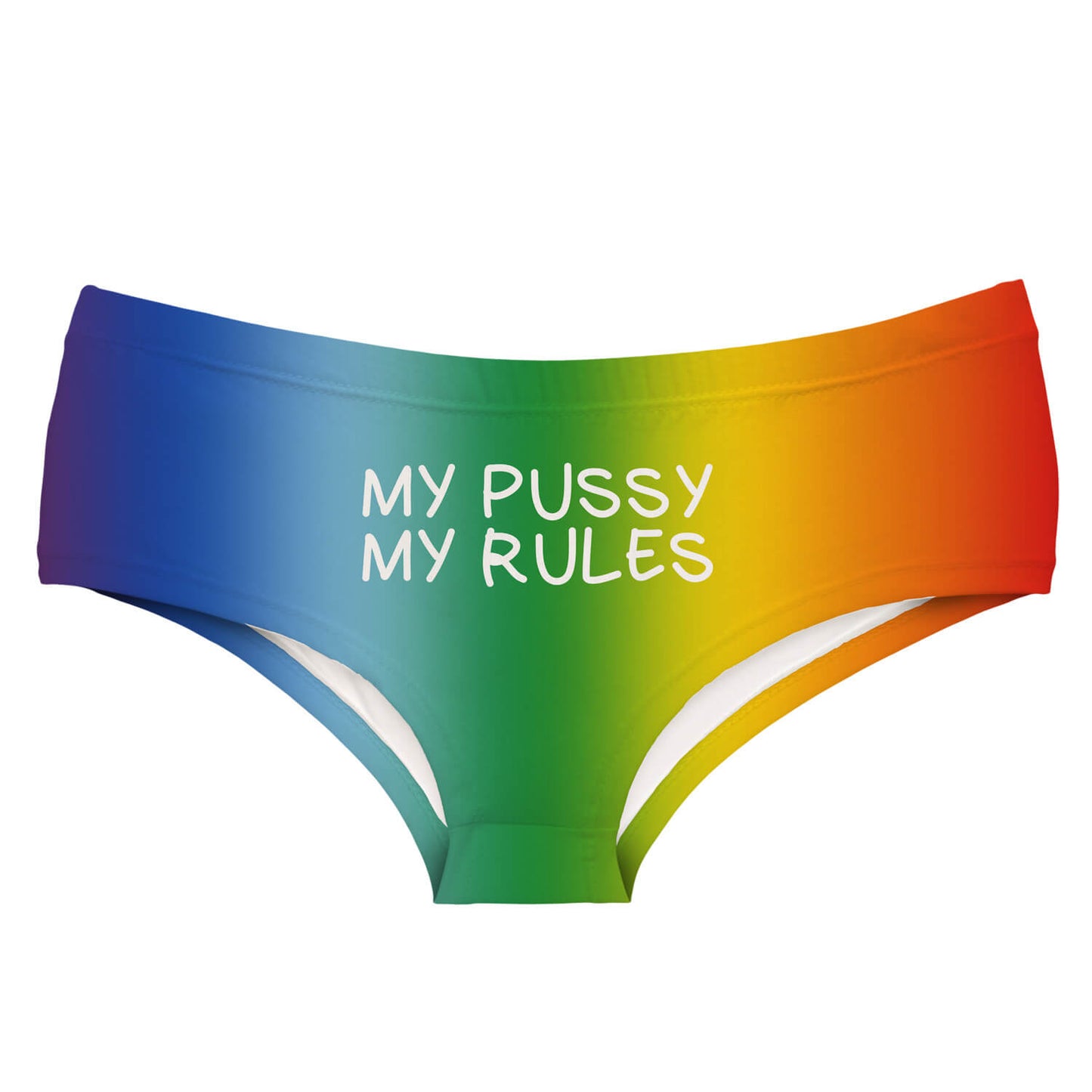 Femboy rainbow letter panties