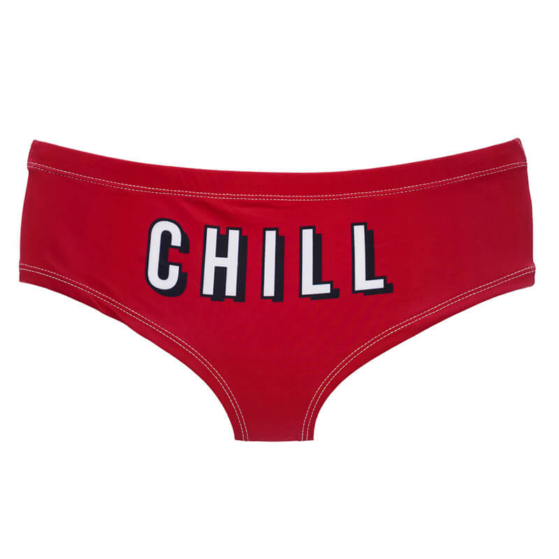 Femboy red chill panties