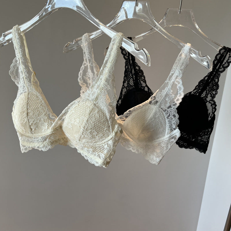 Femboy see thru lace bra for femboy