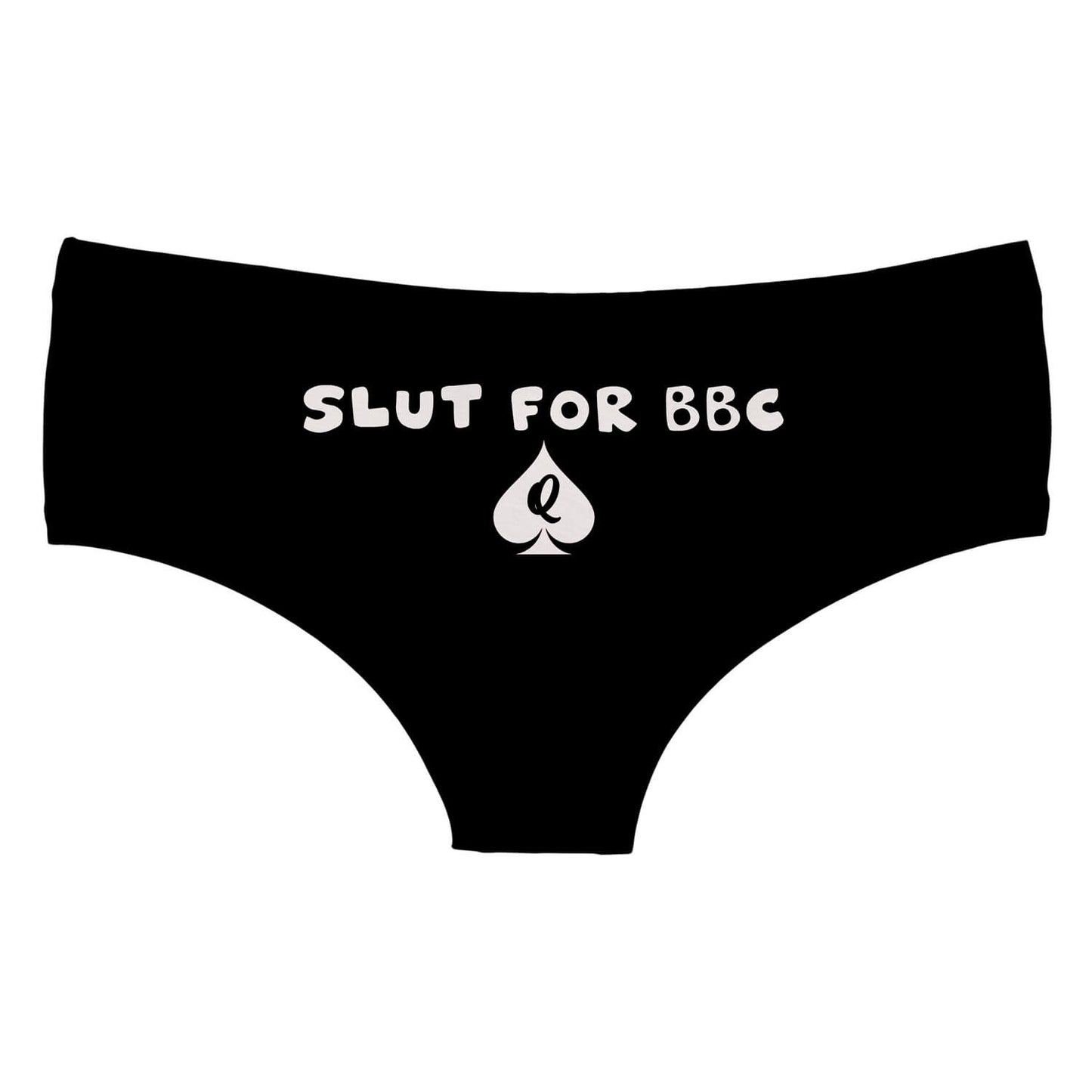 Femboy sexy black letter print panties for femboy