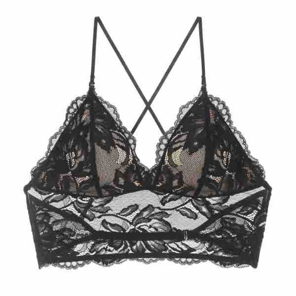 Femboy sexy floral lace bra and panty set femboy fashion