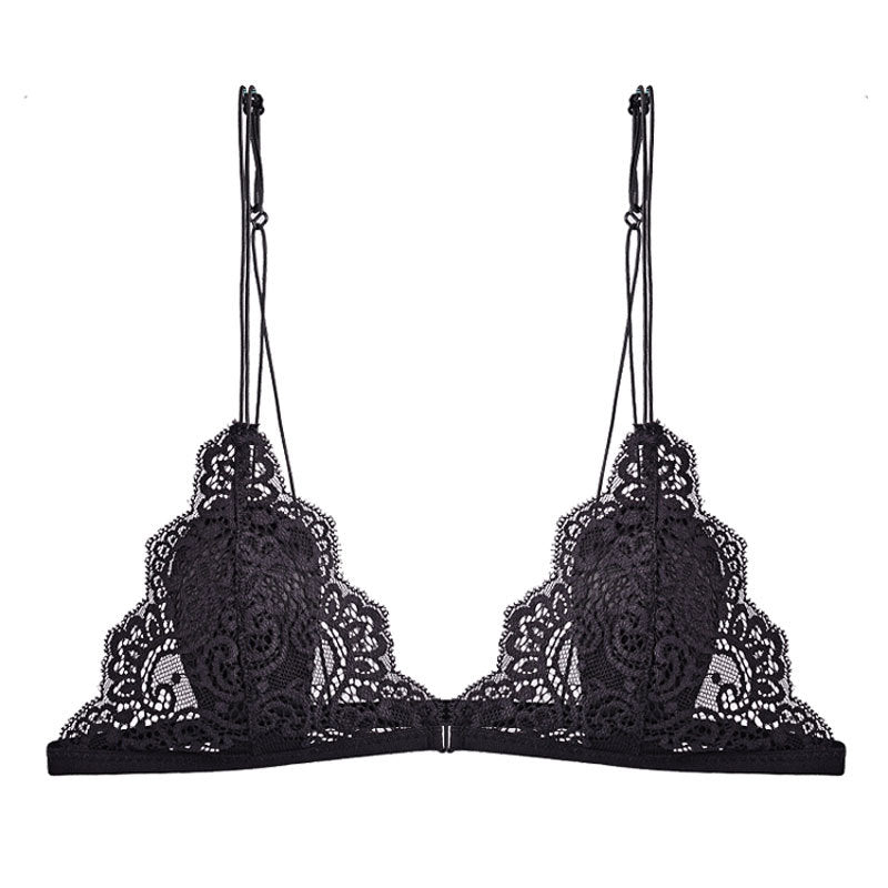 Femboy sexy floral lace micro bra