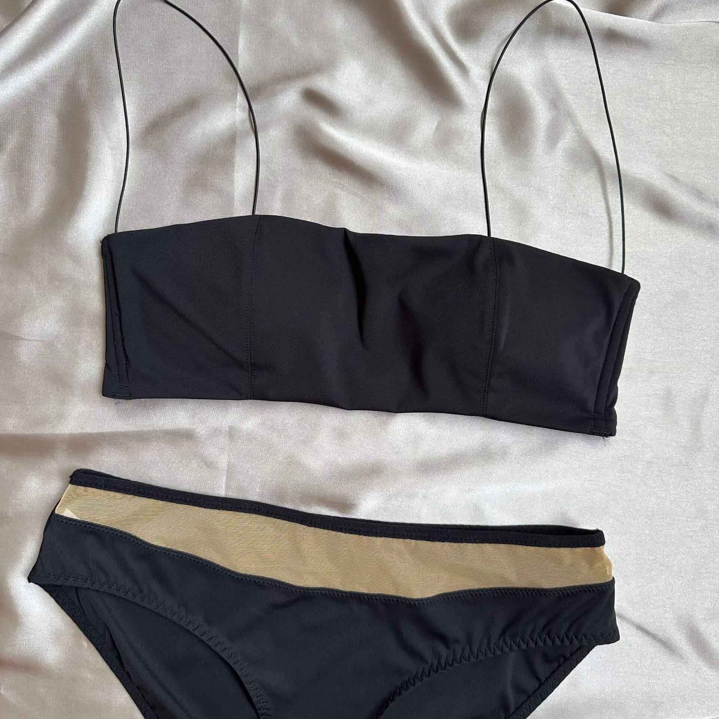 Femboy skinny strap bra and panty femboy fashion