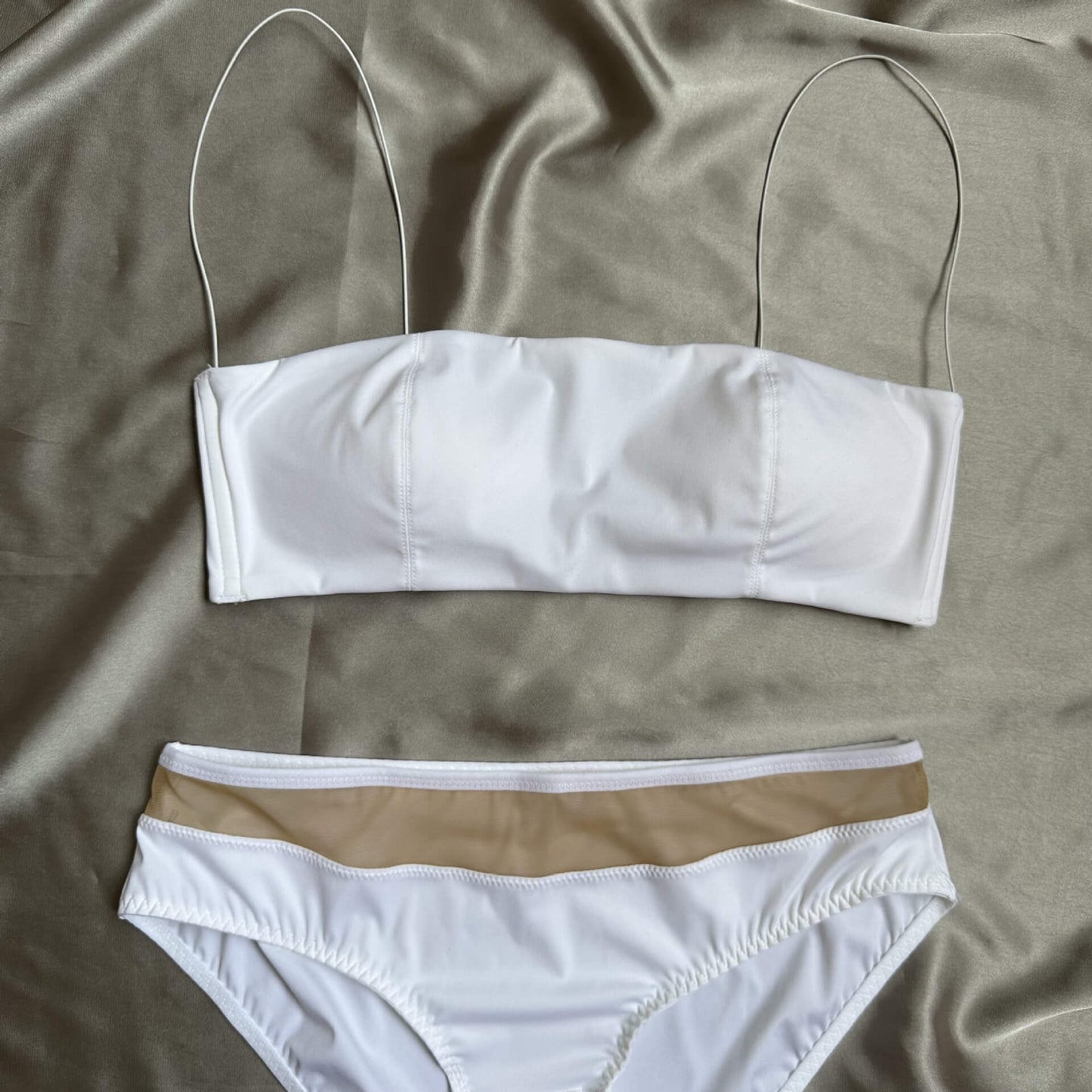 Femboy skinny strap bra and panty for femboy