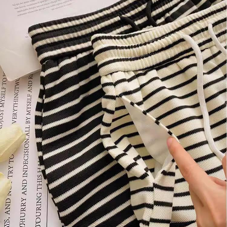 Femboy striped sport skirt