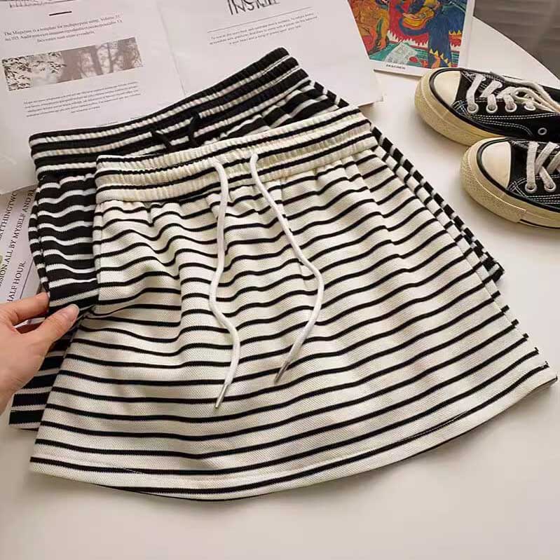 Femboy sweet striped sport skirt for femboy