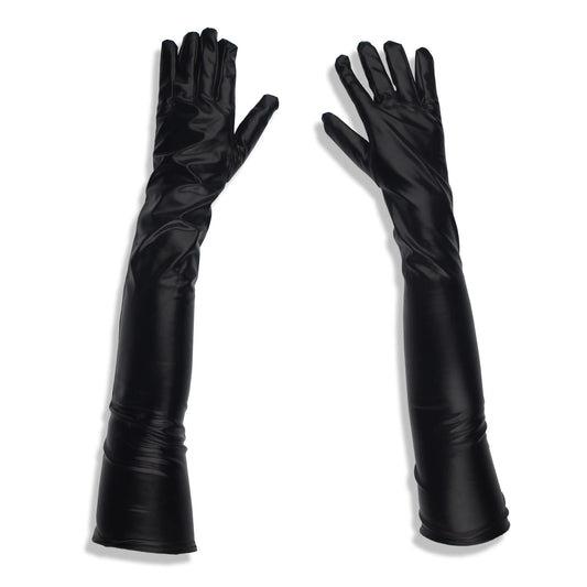 Femboy wear black cosplay long gloves femboy fashion