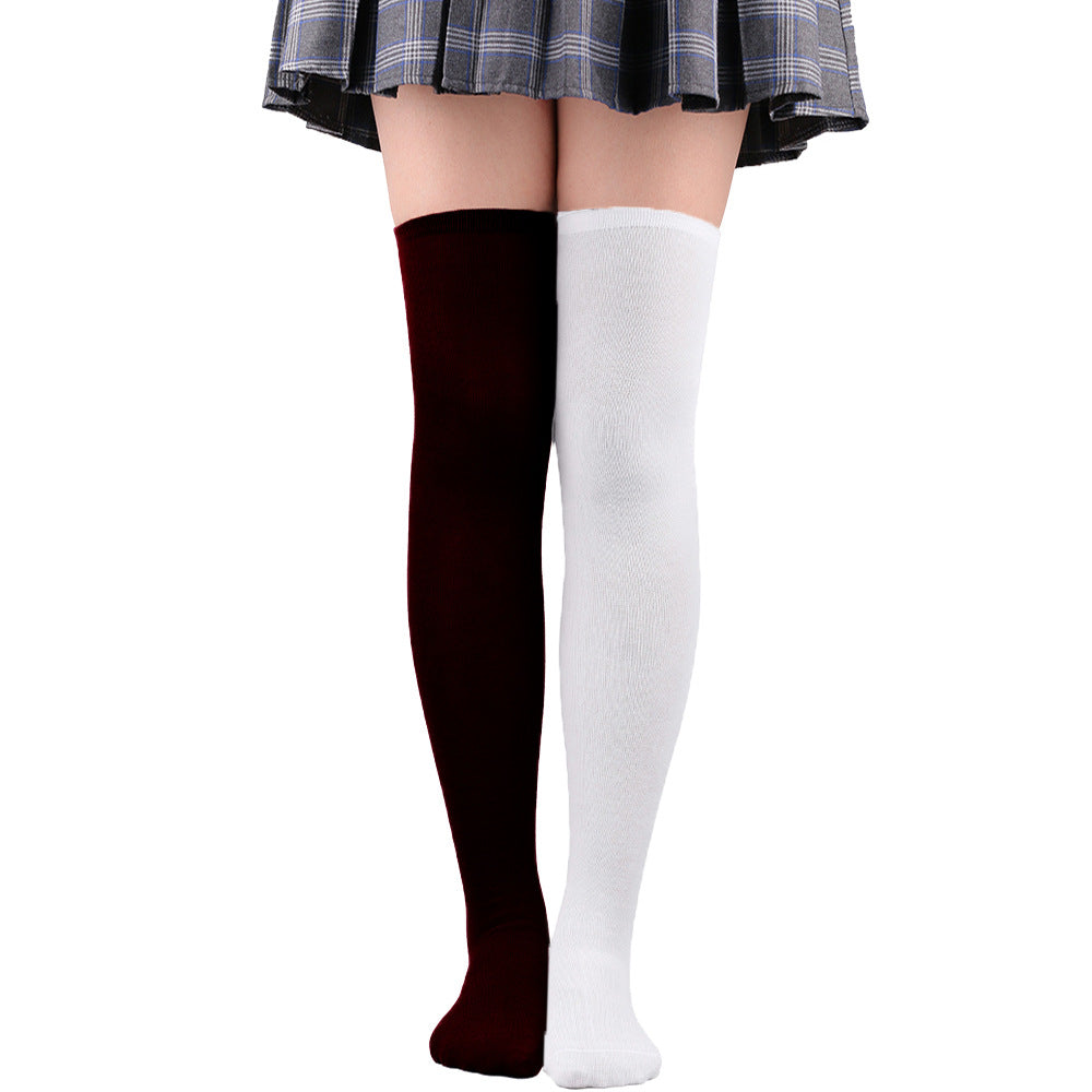 Femboy wear black femboy asymmetric thigh high socks