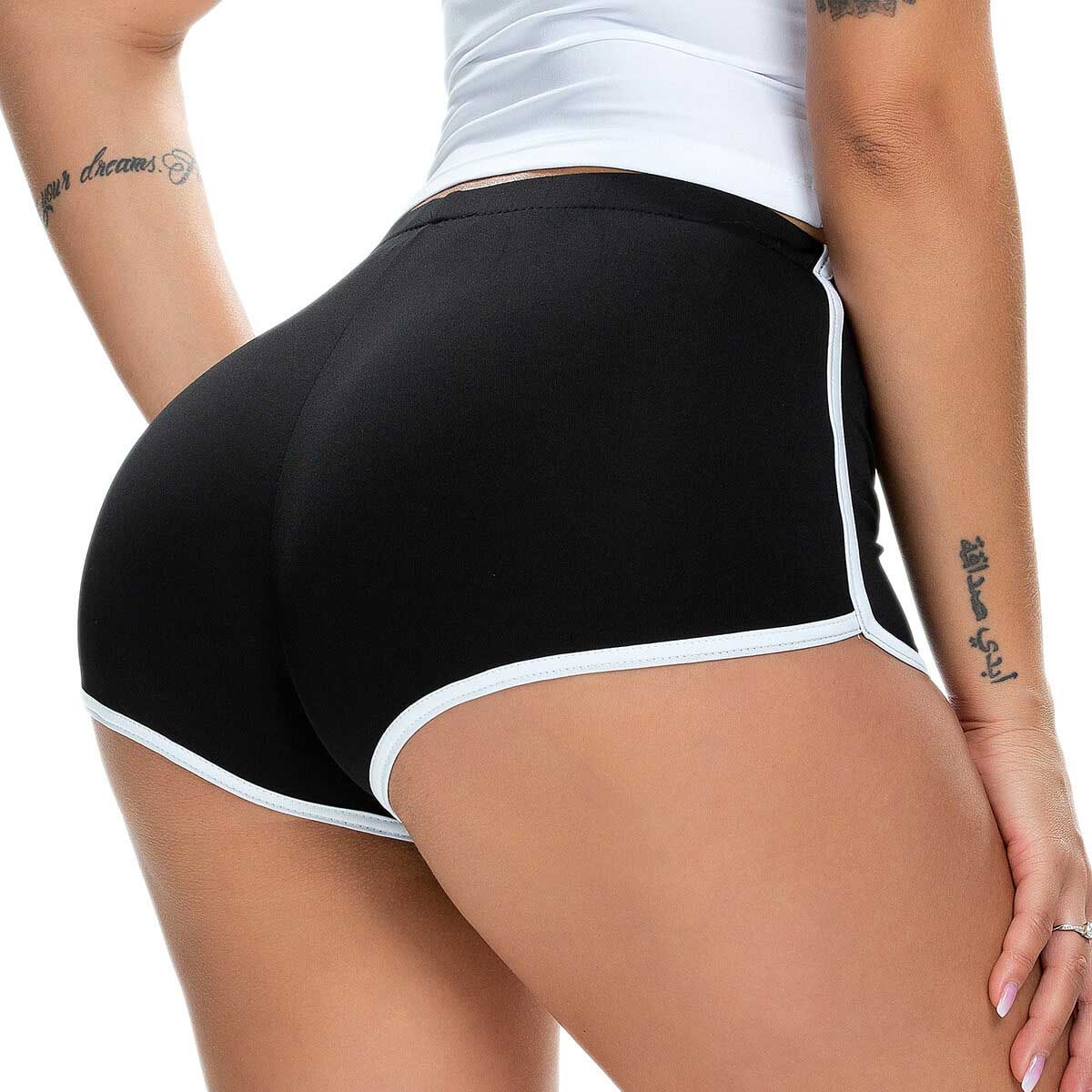 Femboy wear black femboy sport short