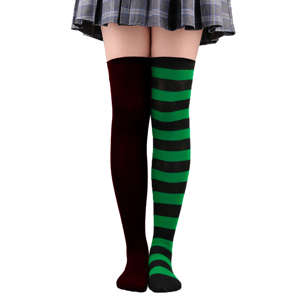 Femboy wear cute femboy asymmetric thigh high socks femboy fashion