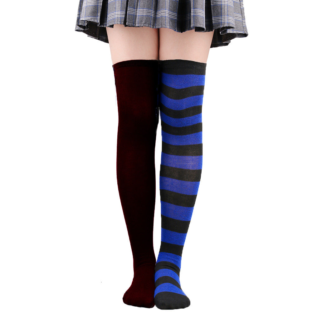 Femboy wear cute femboy asymmetric thigh high socks