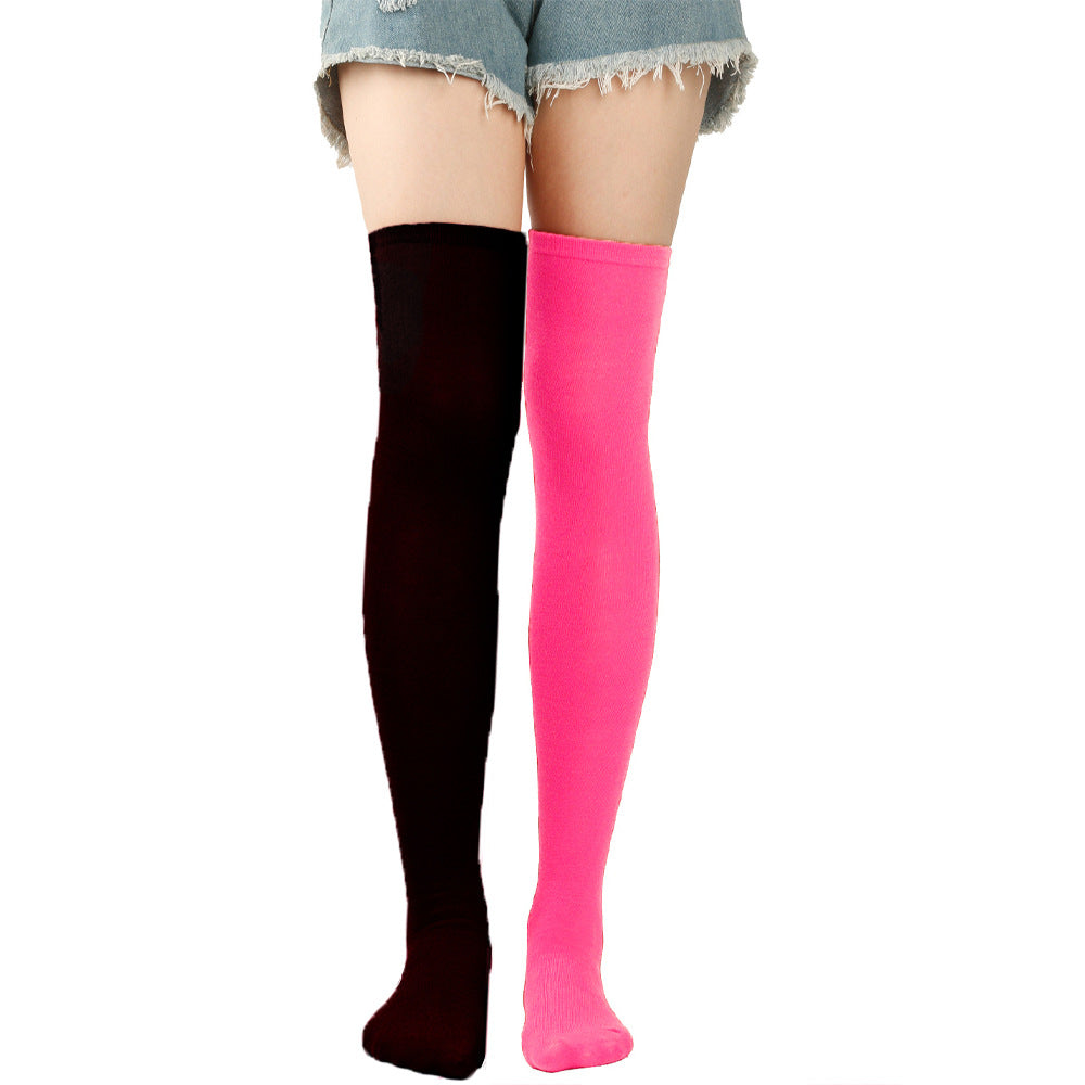 Femboy wear cute sweet femboy asymmetric thigh high socks