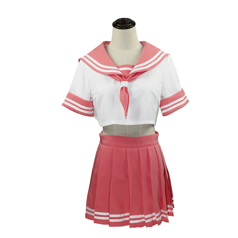 Femboy wear femboy astolfo cosplay pink uniform set