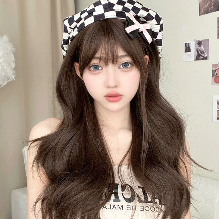 Femboy wear femboy body wave long wig femboy fashion