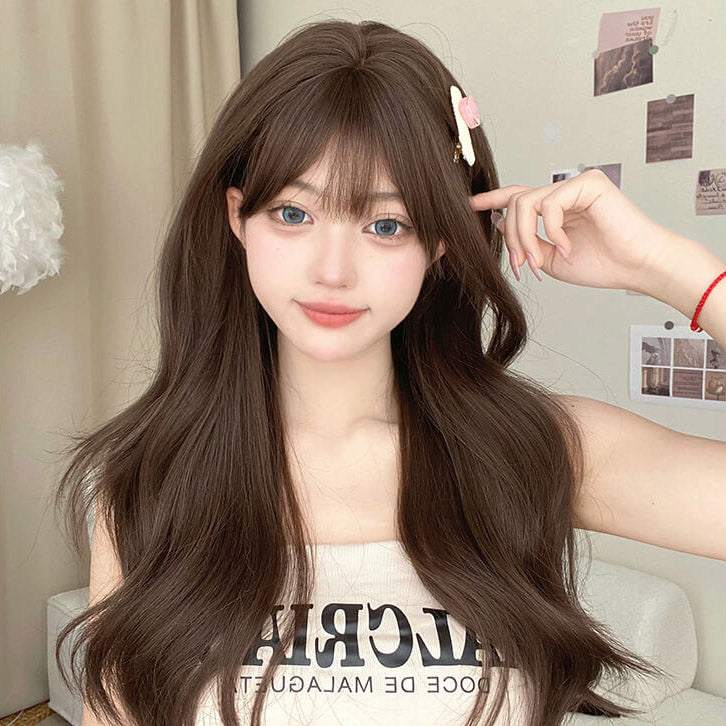 Femboy wear femboy body wave long wig