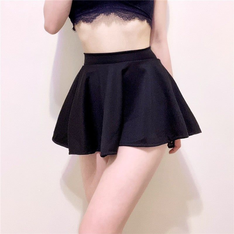 Femboy wear femboy elastic waist mini skirt femboy fashion