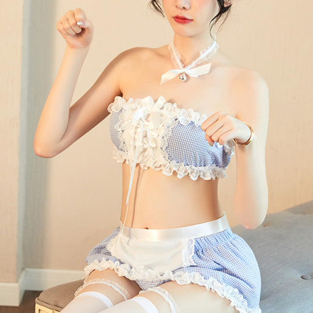 Femboy wear femboy kawaii maid lingerie set femboy fashion