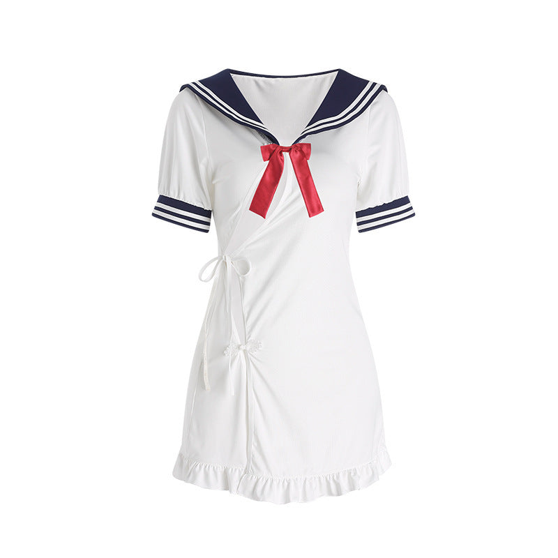 Femboy wear femboy schoolgirl lingerie dress