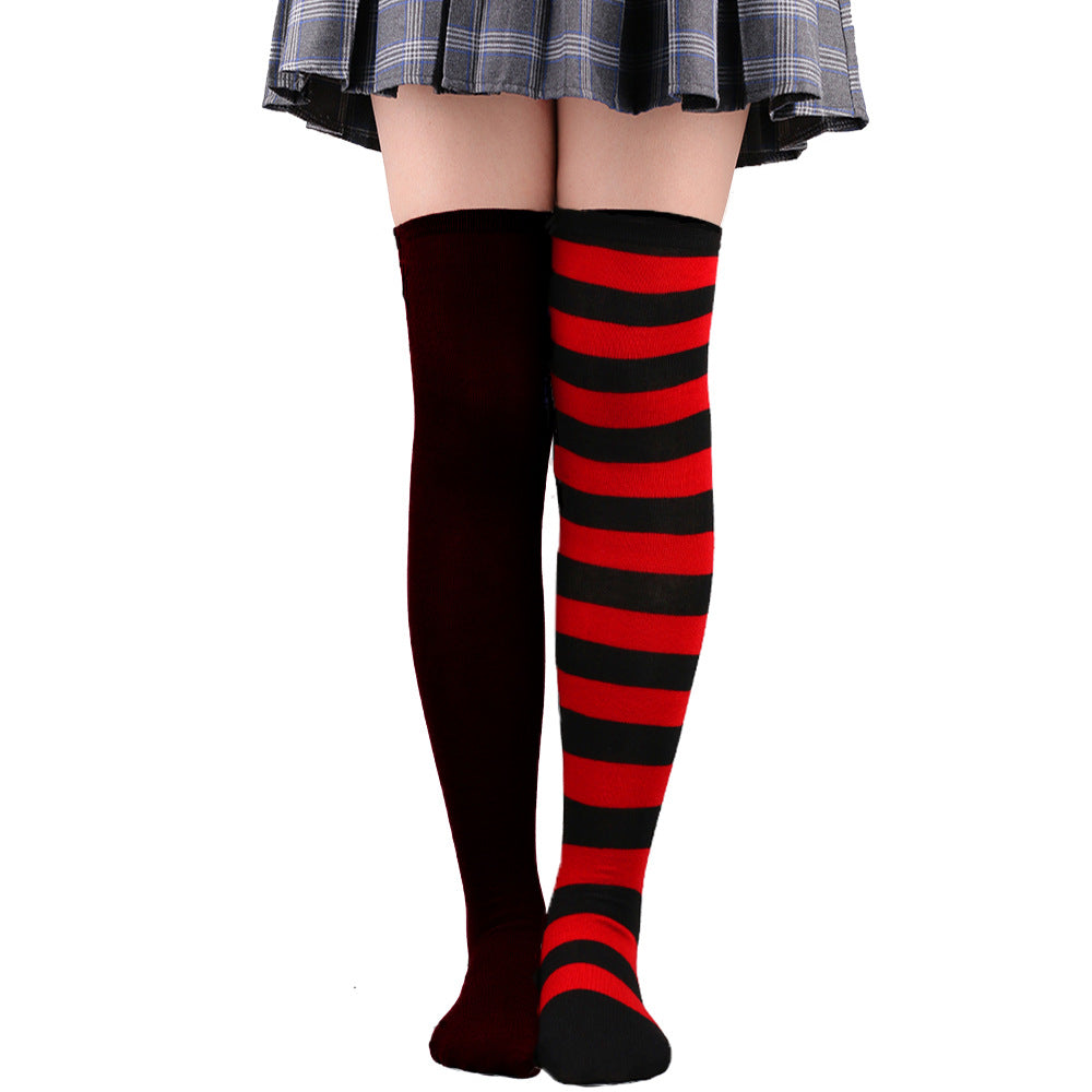 Femboy wear sexy femboy asymmetric thigh high socks femboy fashion