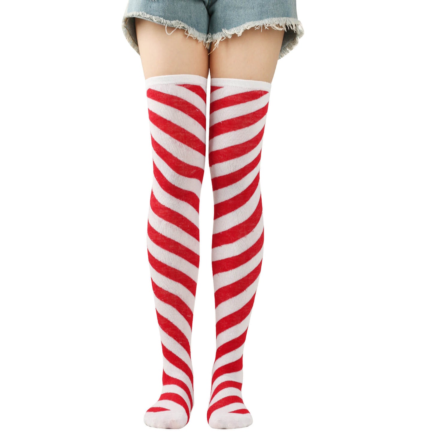 Femboy wear sexy femboy colorful thigh high socks for femboy