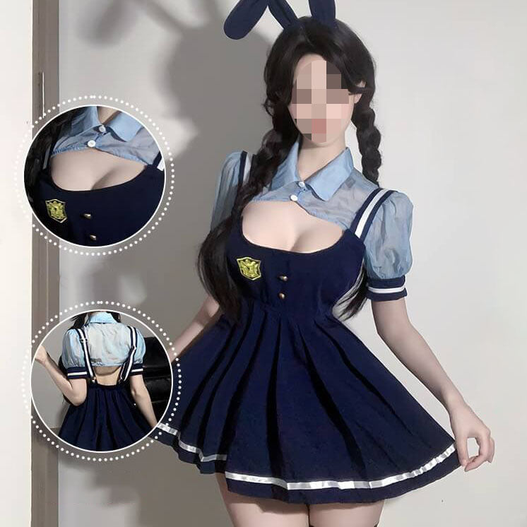 Femboy wear sexy sweet cute femboy schoolgirl uniform lingerie for femboy