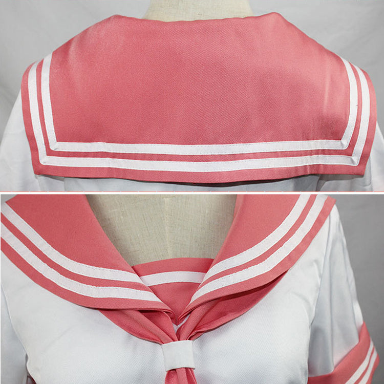 Femboy wear sweet femboy astolfo cosplay pink uniform set