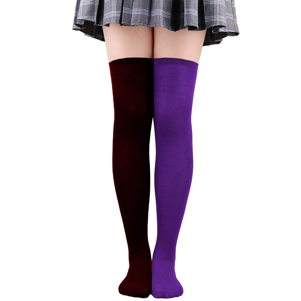 Femboy wear sweet femboy asymmetric thigh high socks femboy fashion