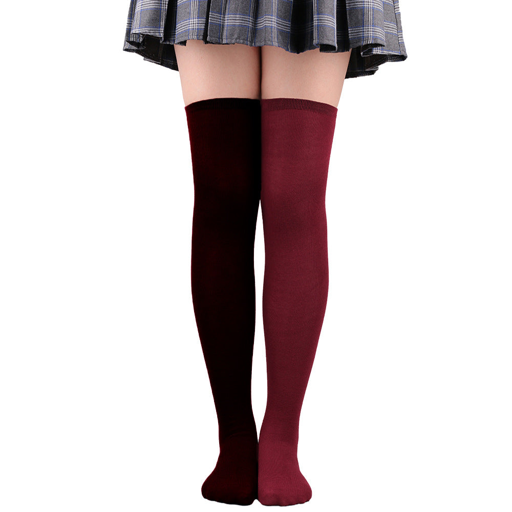 Femboy wear sweet femboy asymmetric thigh high socks