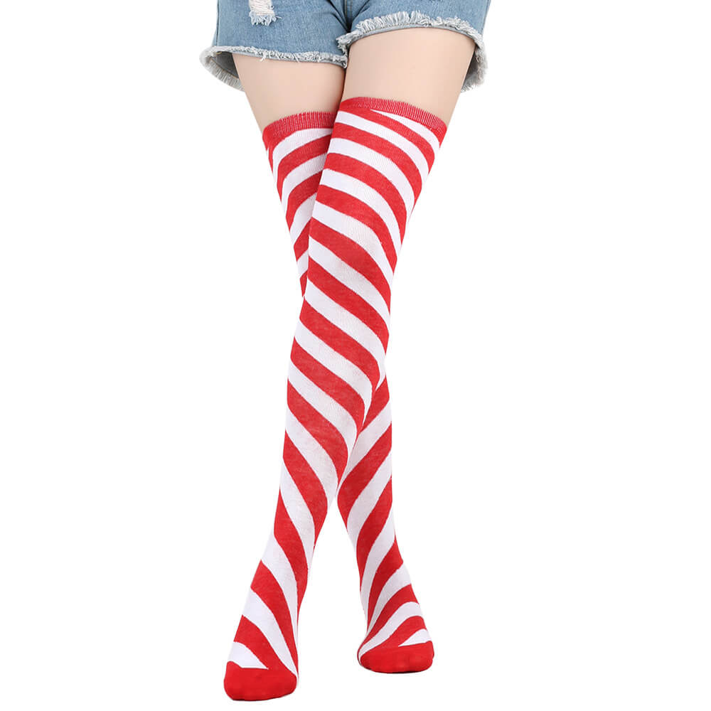 Femboy wear sweet femboy colorful thigh high socks femboy fashion