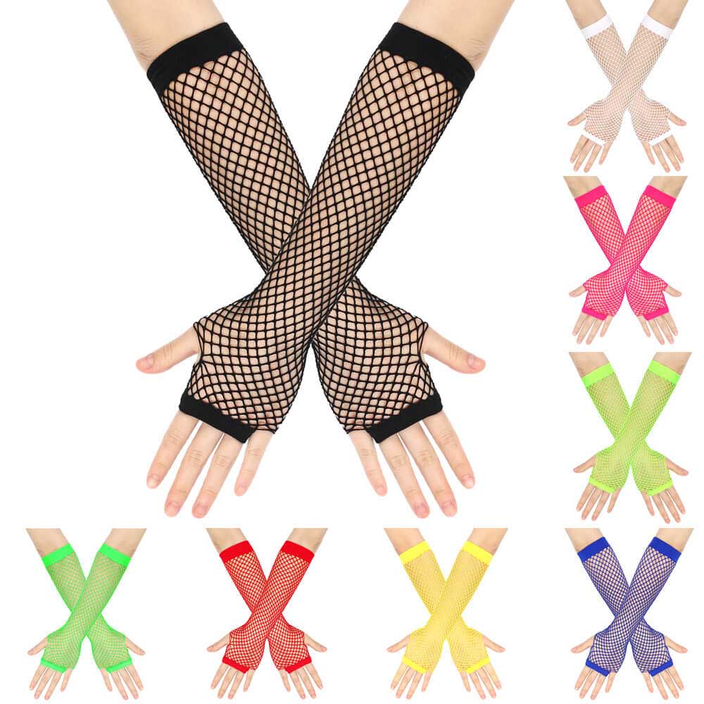 Femboy wear sweet femboy fishnet arm warms for femboy