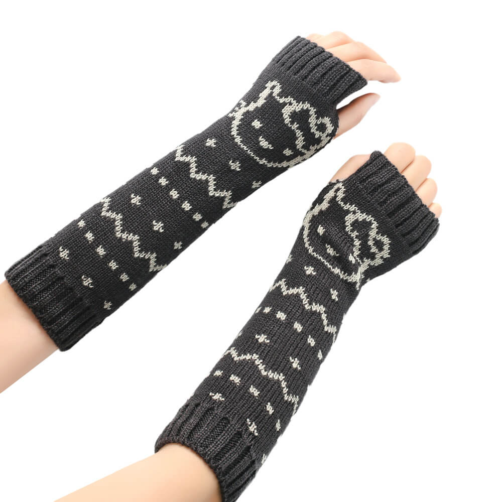 Femboy wear sweet femboy kitty arm warmers femboy fashion