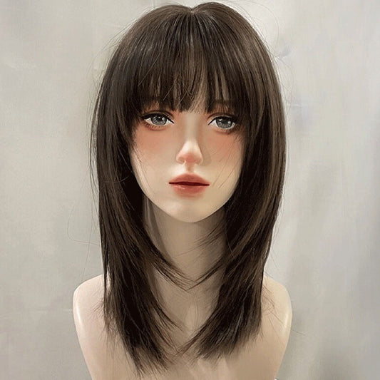 Femboy wear sweet femboy layered cut bob wig for femboy