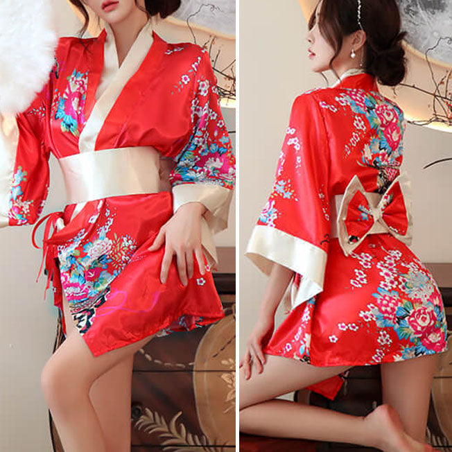 Femboy wear sweet femboy sexy kimono lingeriefor femboy