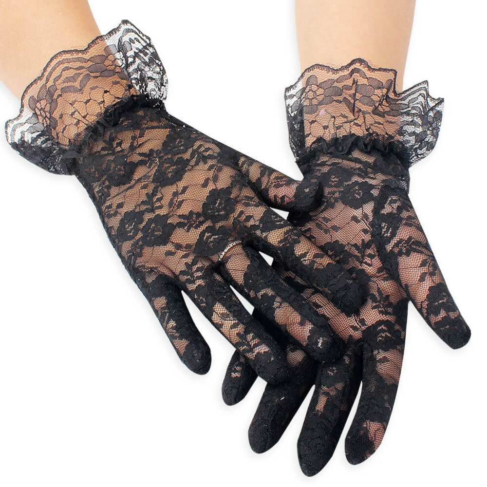 Femboy wear sweet femboy sexy lace short gloves